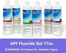 2 x Fluoride Gel Dental APF Thixotrophic Fluoride 1.23 17 oz., Bottle, Ex:2026