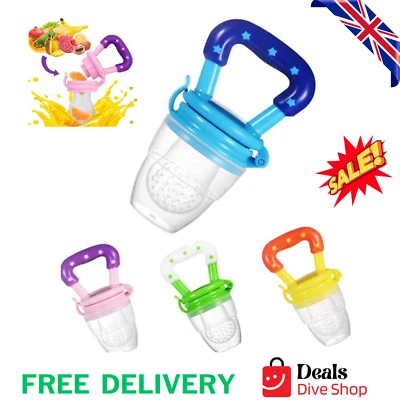 BRANDED Baby Feeding Dummy Nibbles Fresh Food Fruit Feeder Weaning Nutrition Pacifier UK