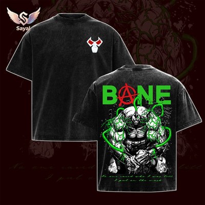 Absolute Bane - Break Bat T-shirt Green Tube Quote Graphic Black Vintage Washed