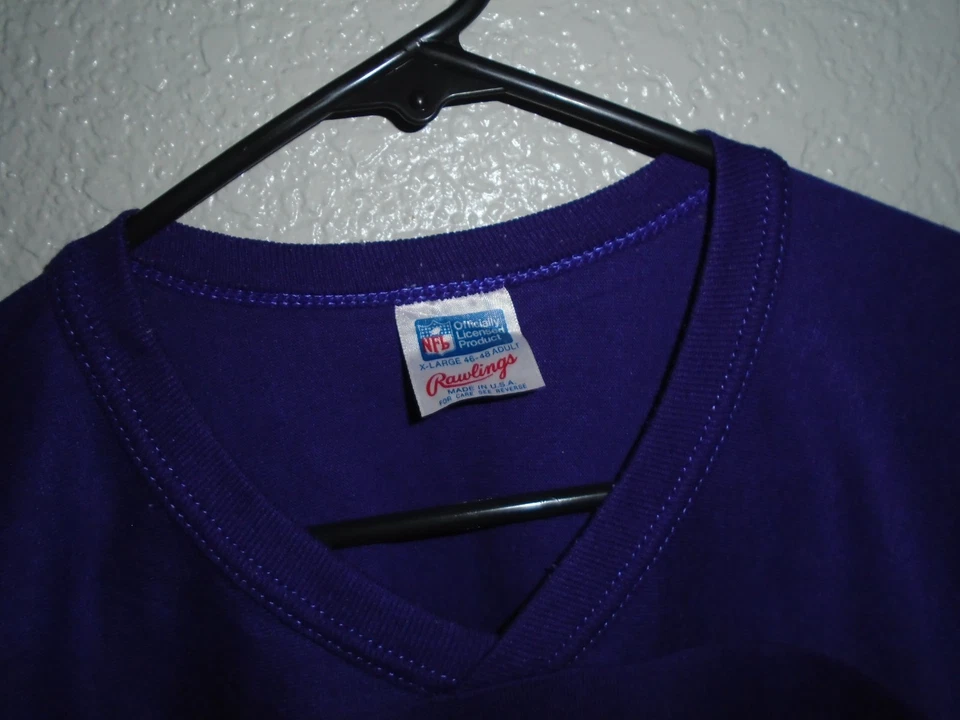 Camiseta deportiva vintage Rawlings Minnesota Vikings adulto talla XL Foto 3 de 3