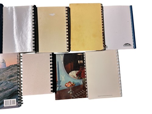 Lot of 20 Vintage Spiral Bound Cookbooks, Community Church Recipes Granny - Picture 17 of 24
