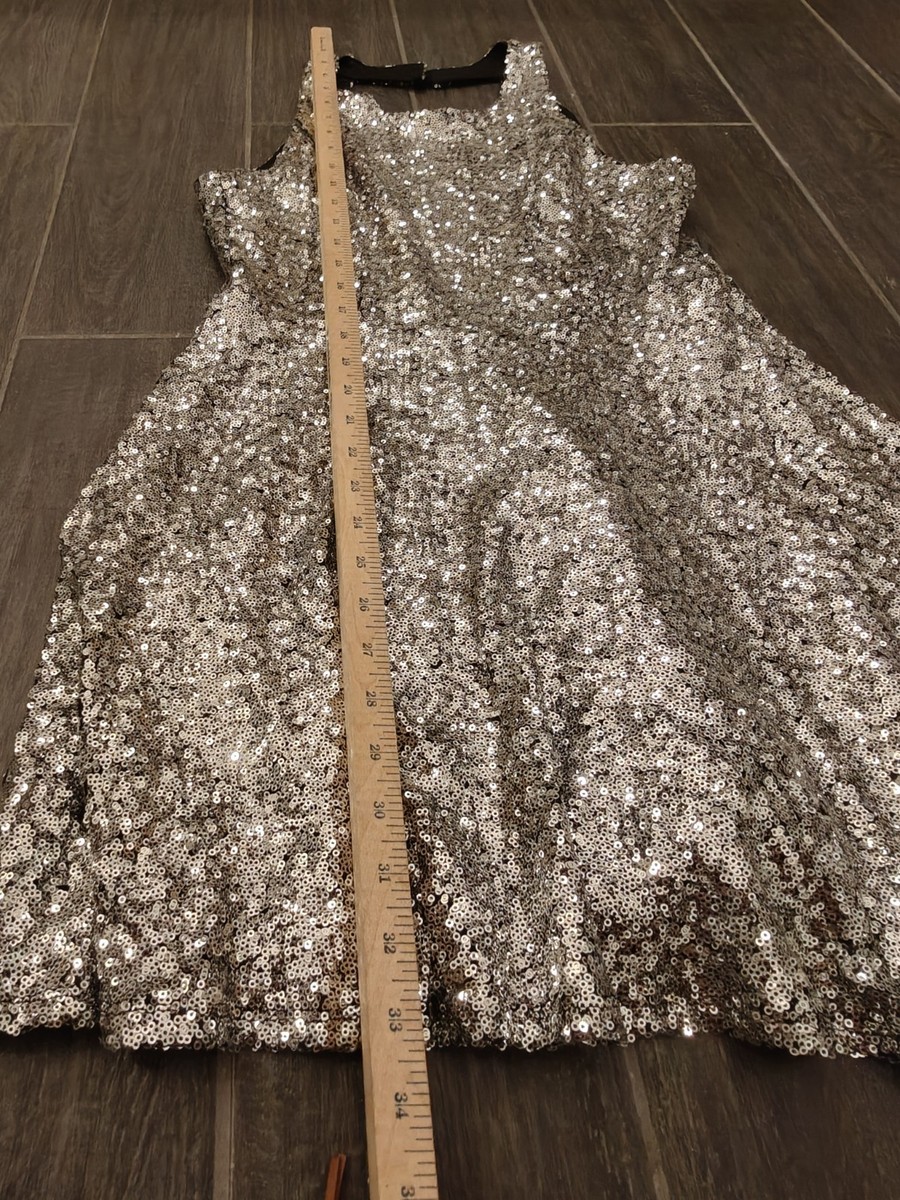 rue 21 sequin dress Rue 21 black and silver sequin dress