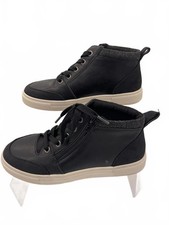 Steve Madden Fashionable Black High-Top Sneakers for Boys Size 3