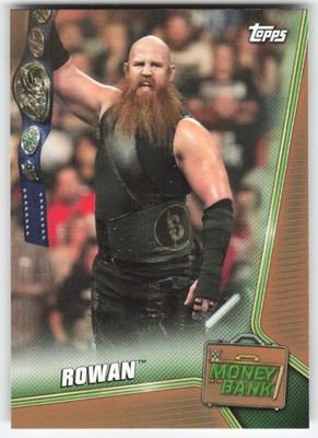 2019 Topps WWE Money in the Bank Bronze Rowan #70