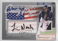 2011 ITG Heroes and Prospects Silver /40 Levon Washington #COO-LW Auto 1q2