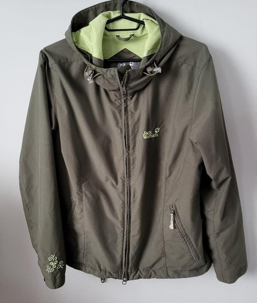 Women Jack Wolfskin Jacket Khaki 38 / M / 46