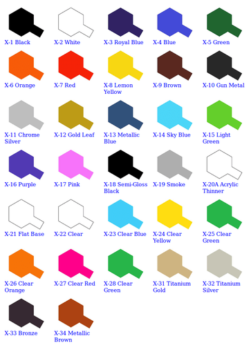 Tamiya Acrylic Paints - Full Range! (from X-1 to XF-93) - Bild 12 von 12