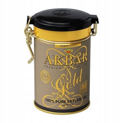 5014176011123 Akbar Gold Puszka herbata czarna liściasta 100g AKBAR