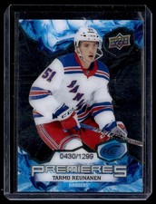 2021-22 Upper Deck Ice Tarmo Reunanen Rookie 0430/1299 New York Rangers #178