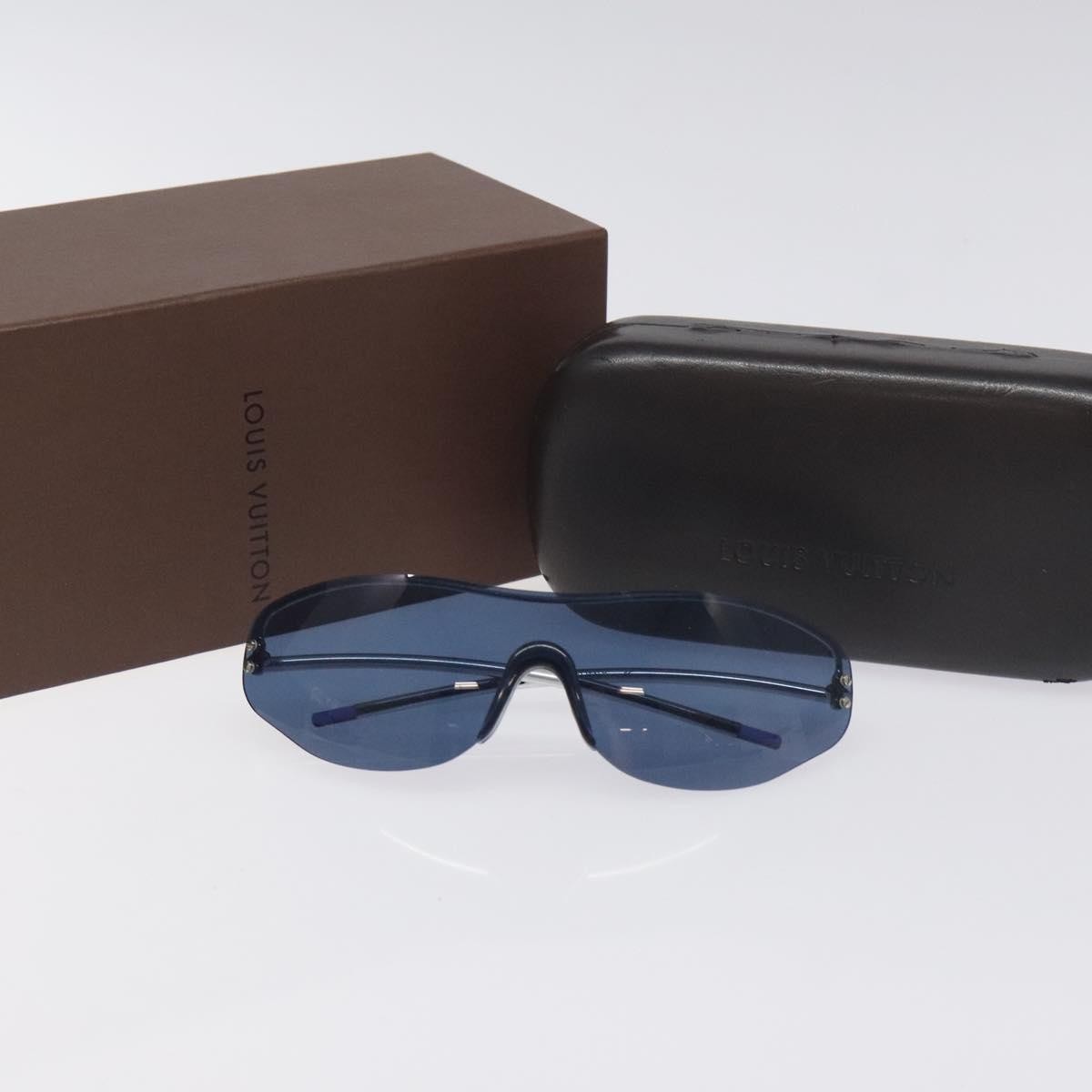 LOUIS VUITTON LV Cup Sunglasses plastic Blue M80591 LV Auth BA3714 LOUIS VUITTON LV Cup Sunglasses plastic Blue M80591 LV Auth  main image 2