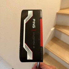 PING KUSHIN 4 Putter 34in Black Red Precision Golf Club Stable Design