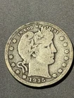 1915 Barber Quarter, Very Good