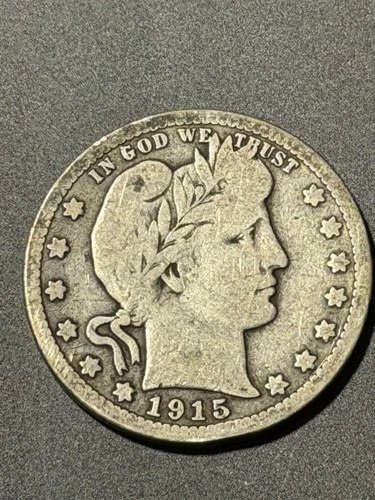 1915 Barber Quarter, Very Good