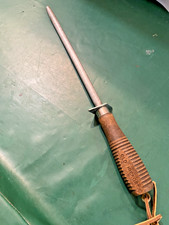 Ontario Old Hickory 10" steel stick sharpener. 15" overall. new. RUST see photo