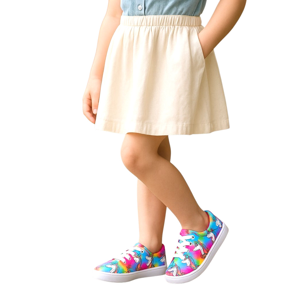 Gemini said FabKids Sneakers Toddler Girls 5 Unicorn Dreams Lightweight School