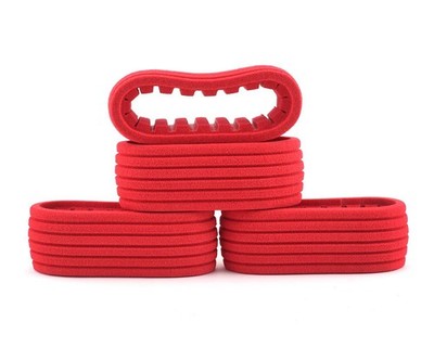 DE Racing Short Course 2.2/3.0 Closed Cell Inserts (Red) (4) [DER-ISC-CCR]