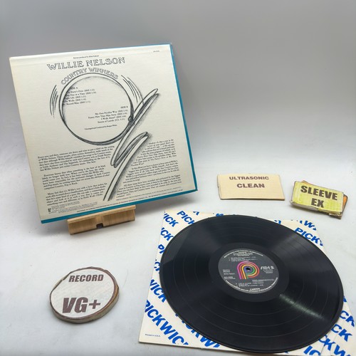 Willie Nelson- Country Winners VG+/EX Ultrasonic Clean - Picture 3 of 3