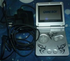 Nintendo Game Boy Advance SP Tribal Tested/Working With Charger
