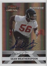 2010 Panini Threads Rookie Silver Signatures 213/499 Sean Weatherspoon Auto 2j8