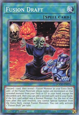 Fusion Draft DOOD-EN070 1st Edition Doom of Dimensions NM