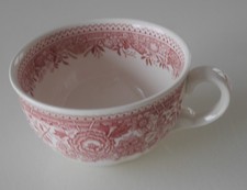 ÉTAT TOP: Villeroy & Boch BURGENLAND TASSE À THÉ ROUGE GROSSE! Environ 9,6 cm!