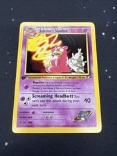 Sabrina's Slowbro 60/132 Pokemon TCG Gym Heroes 1st Edition NM Vintage 2000 1 on eBay