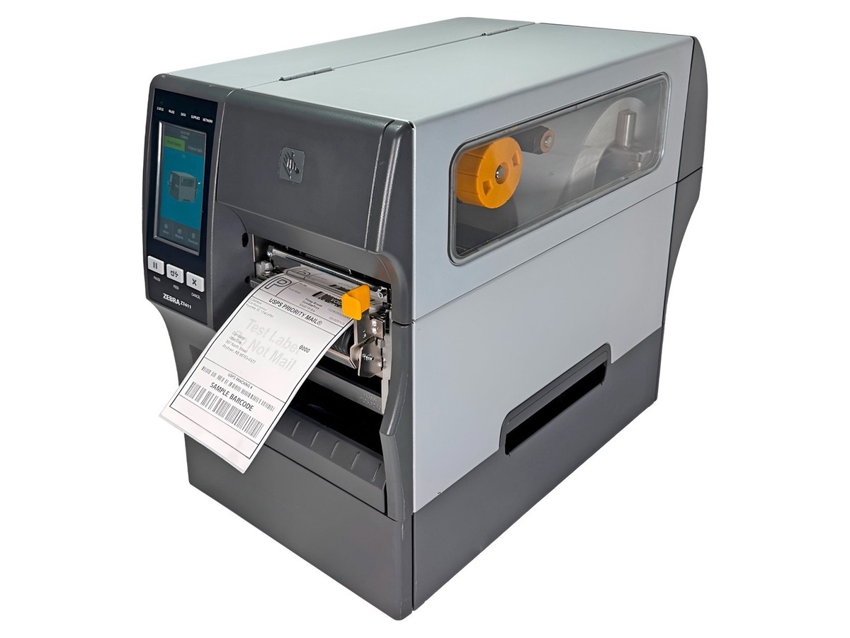 Zebra ZT411 Thermal Transfer Label Printer Peel Full Rewind LAN