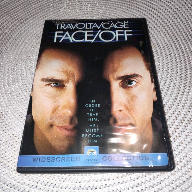 Paramount Face/Off (1997) R DVD Widescreen NTSC Travolta Cage John Woo