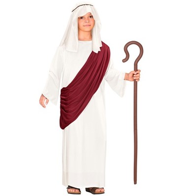 G5 - Propheten Kostüm für Kinder Gr. 128cm - Messias ohne Toga- 2. Wahl