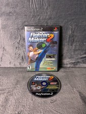 Fighter Maker 2 (Sony PlayStation 2, 2002) Complete w/ Case & Disc Tested PS2