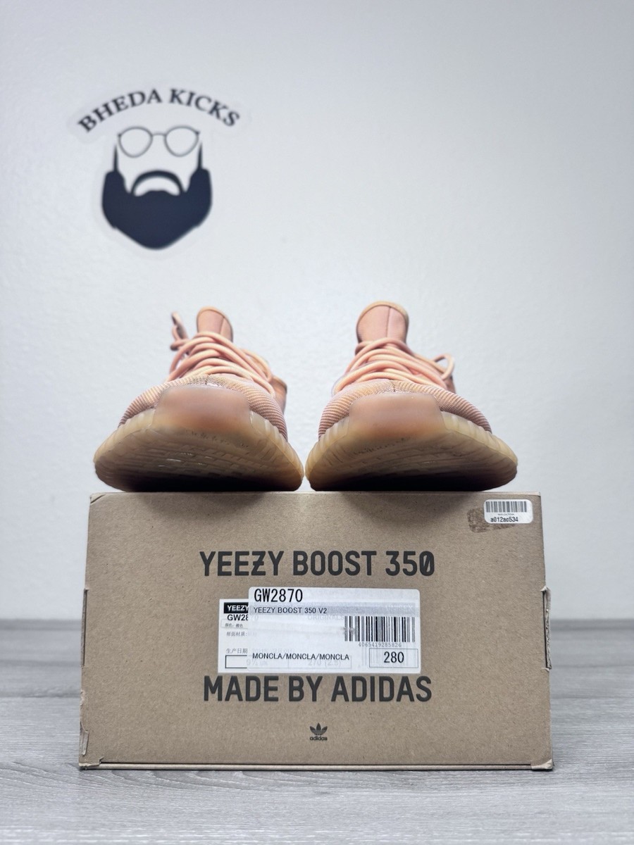 Size 10 - Adidas Yeezy Boost 350 V2 Mono Clay GW2870 Preowned
