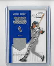 2003 Playoff Piece of the Game #61 Magglio Ordonez /100 - non auto - white soxs