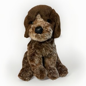 RARE Douglas Cuddle Toys Pointer Puppy Plush Floppy Frosted Brown Dog