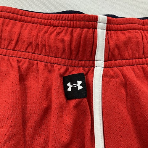 Under Armour Project Rock USA Loose Fit Mesh Shorts Mens XL Red White Blue ($70) - Picture 7 of 13