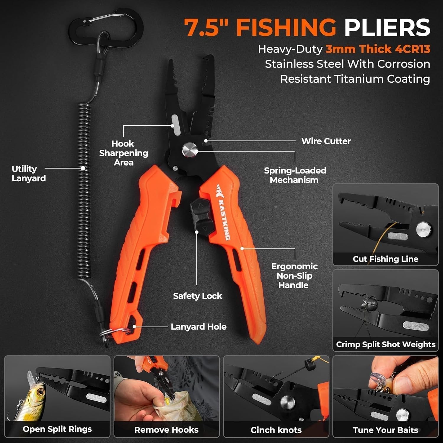 KastKing FieldLite Fishing Tool Set, Camping Gear Set, Multi-Function Outdoor Ki