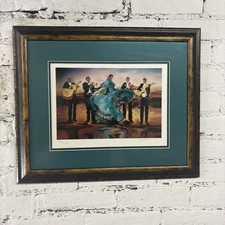 Steve Bloom Mestizo II 90s AP 282/2500 Signed - Ltd Edition Serigraph Mariachi