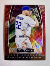 RUBY WAVE SP 2019 TITAN - Clayton Kershaw #13 /199 LA DODGERS LOS ANGELES