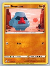 Nosepass 073/172 SWSH09: Brilliant Stars Common Pokemon Card NM