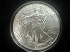 New Listing2012 American Silver Eagle Brilliant Uncirculated .999 Fine Silver Encapsulated