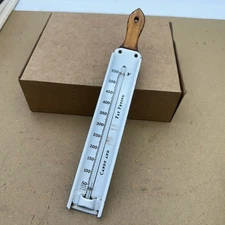 Vintage Deep Fat Frying and Candy American Thermometer Co Made USA Porcelain