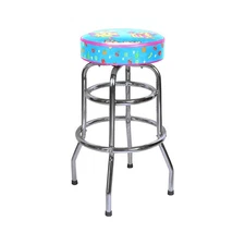 Ms. Pac Man Arcade Game Swivel Bar Stool - 30”