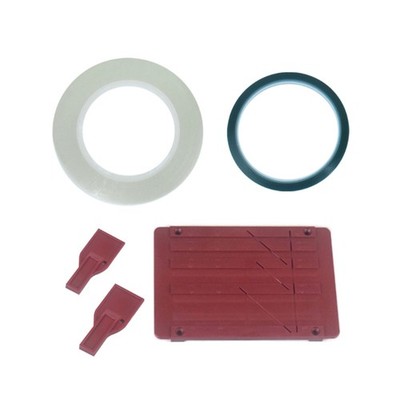 Cassette Tape Repair Tape Splicing Set with Two Fixer for 1/4 1/2Inch Tape