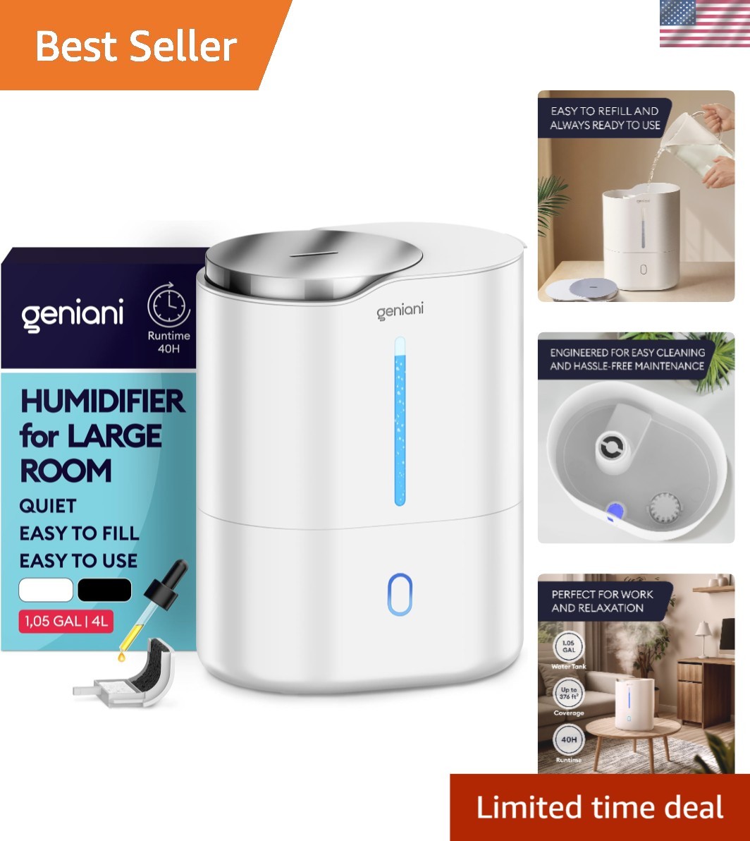 For Large Bedrooms - 4l, Whisper-quiet & Stylish