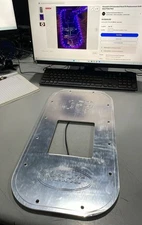 Peterbilt 379 Exact Fit Replacement Shift Boot Plate Blue