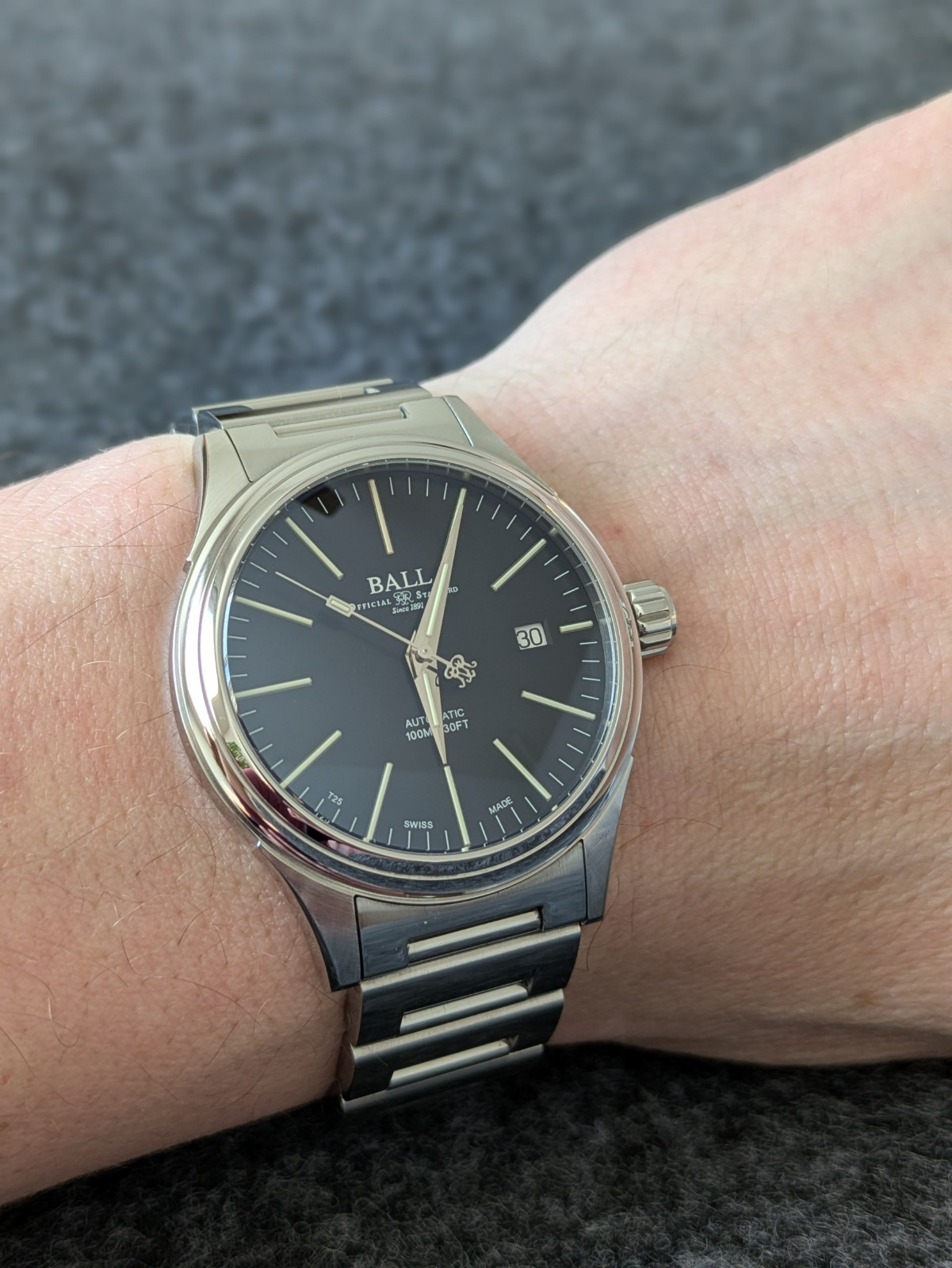 Ball Fireman Enterprise 40mm Automatic Back Dial Casual Dress Watch w/ Warranty image 2