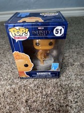 Funko Pop! The Infinity Saga: Marvel Hawkeye #51 Serie de Arte Figura Naranja