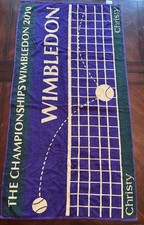 Vintage Christy Wimbledon Tennis Championships Rare 2010 Souvenir Towel