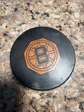 Vintage 1967 Boston Bruins NHL Game Puck Art Ross Converse Patent 2226516 Rare