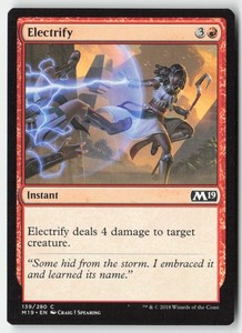 Electrify 139 Core Set 2019 Magic: The Gathering