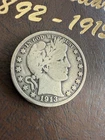 1913-P Barber Half Dollar - Circulated Key Date 50C